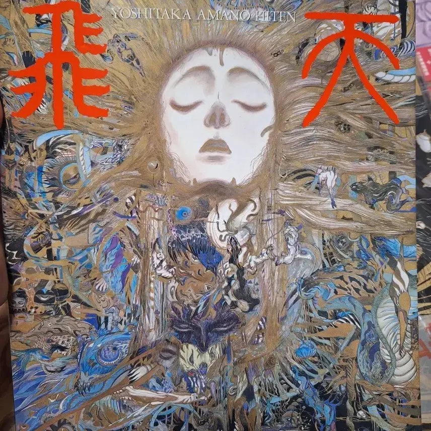 [BUNJANG] Yoshitaka Amano Hiten First Edition Art Book / 아마노 요시타카 화집 히텐  초판