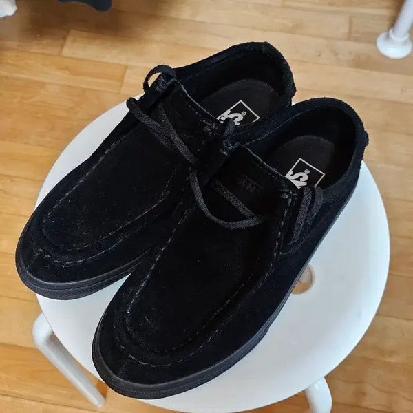 [BUNJANG] Vans Carver Low Black Suede Moccasin Shoes / 반스 카버 로우(블랙) / 265 사이즈