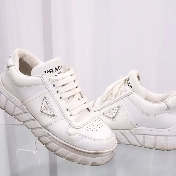 [BUNJANG] Prada Triangle Logo Sneakers 2EE378 / 프라다 삼각로고 스니커즈 운동화 2EE378