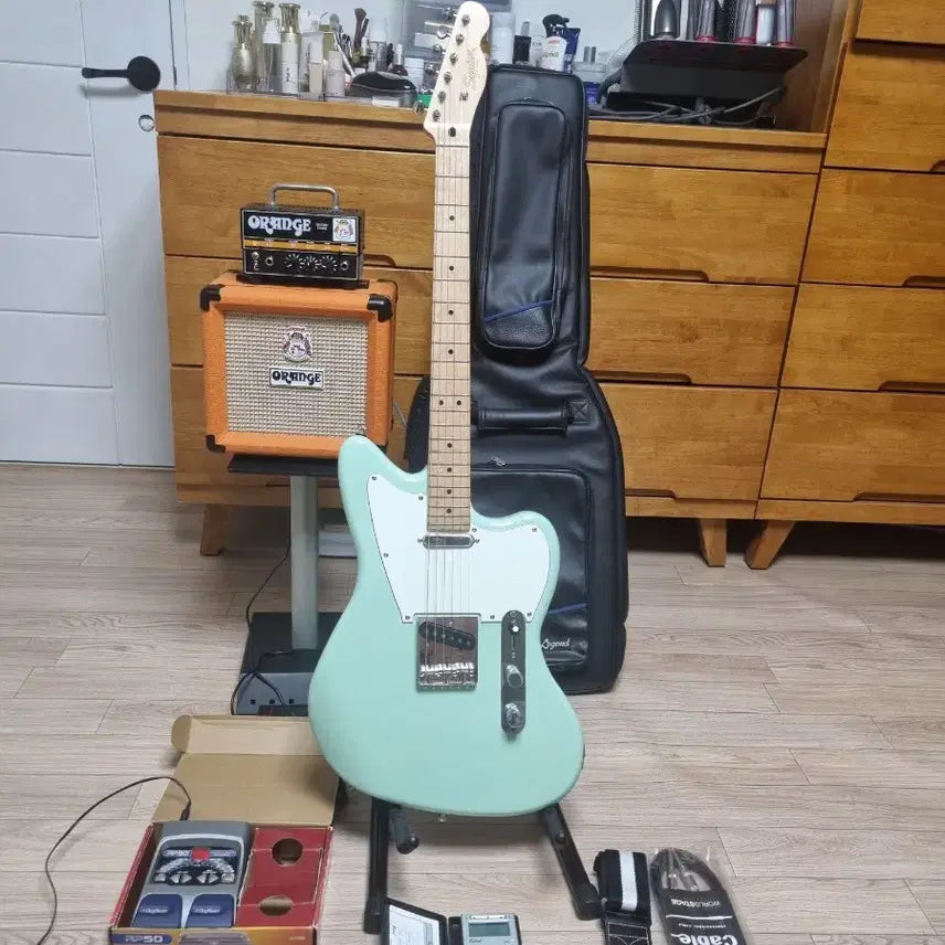 [BUNJANG] Squier SQ Paranormal Offset Telecaster Electric Guitar + Orange Tube Amp Bundle / 스콰이어 일렉기타 + 오렌지 진공관앰프