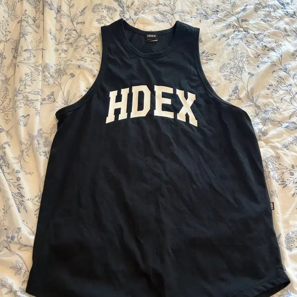 [BUNJANG] HDEX Sleeveless T-Shirt Black / HDEX 민소매 티셔츠 블랙