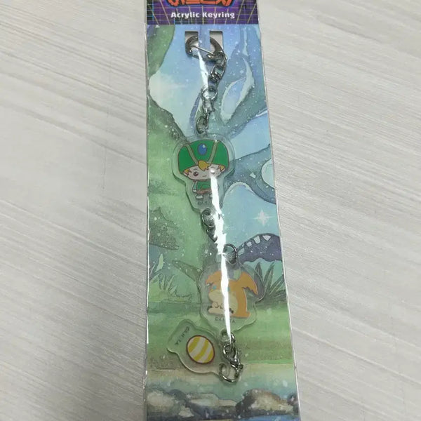 [BUNJANG] Digimon Adventure Cafe Omage Riki Keyring / 디지몬 어드벤처 카페 오마케 리키 키링