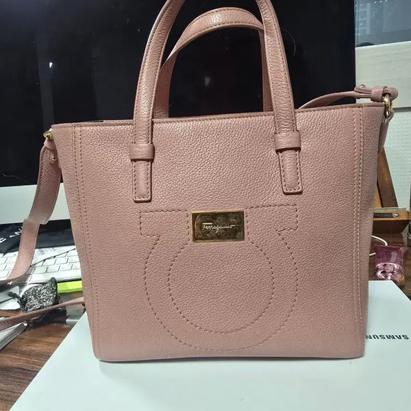 [BUNJANG] Salvatore Ferragamo Gancini Tote Bag Pink / 페라가모 간치니 토트백 핑크