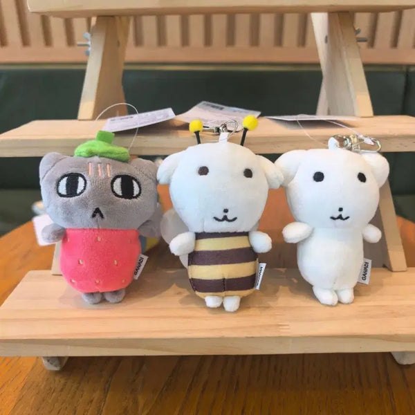 [BUNJANG] Ganadi Goniani Authentic Plush Charm / 정품 가나디 고냐니 인형 키링