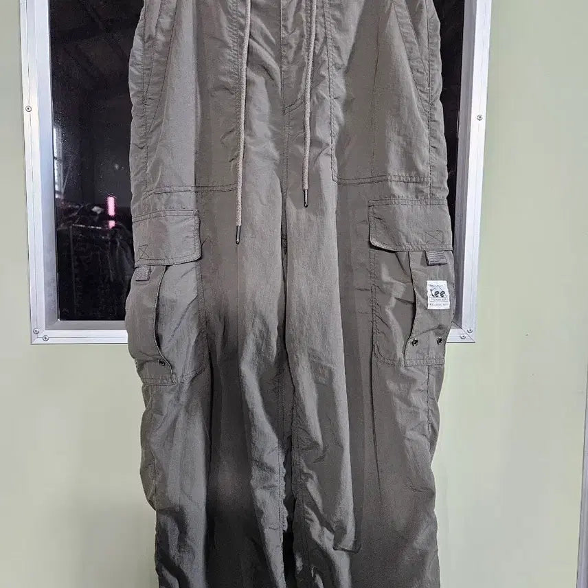 [BUNJANG] LEE Nylon Cargo Pants Khaki / LEE 나일론 카고바지