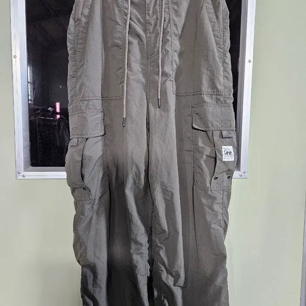 [BUNJANG] LEE Nylon Cargo Pants Khaki / LEE 나일론 카고바지