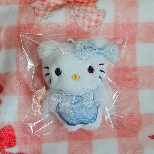 [BUNJANG] Hello Kitty Doll Charm Blue / 헬로키티 인형 키링 블루