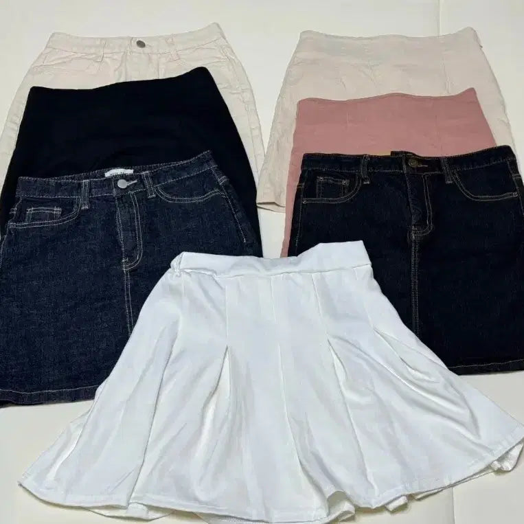 [BUNJANG] Women's Skirts Set (7 pcs) / 44사이즈 여성 치마 7벌 일괄