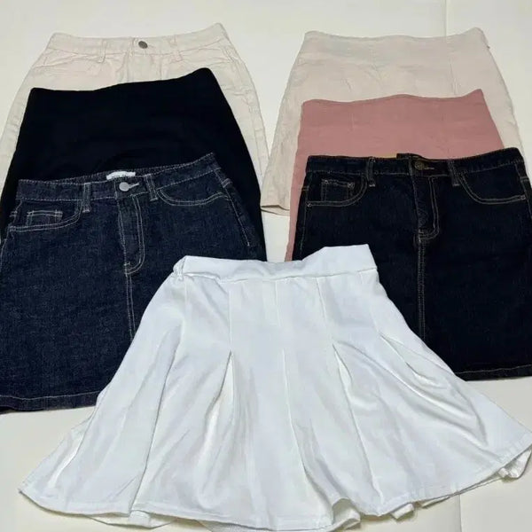 [BUNJANG] Women's Skirts Set (7 pcs) / 44사이즈 여성 치마 7벌 일괄