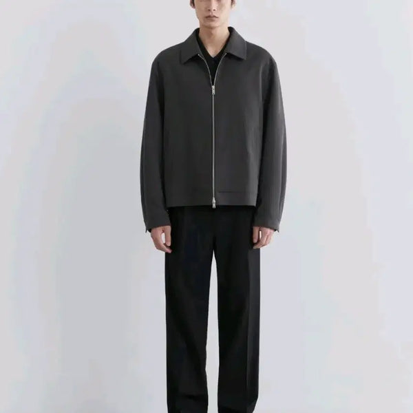 [BUNJANG] Musinsa Standard Wide Hidden Banding Slacks (Black) - Size 31 / 무탠다드 와이드히든 밴딩 슬랙스(블랙) / 31 사이즈