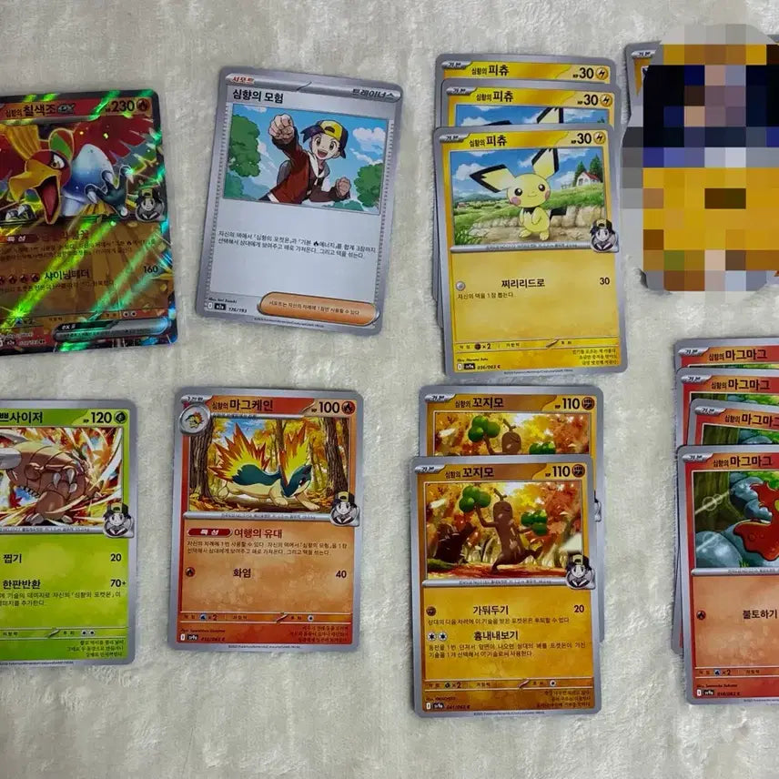[BUNJANG] Pokemon Card Set - Various Pokemon including Lugia, Pichu, Magnezone, Ho-Oh / 포켓몬 카드 심향의 포켓몬들 (심향의 모험, 피츄, 마그케인, 칠색조,등