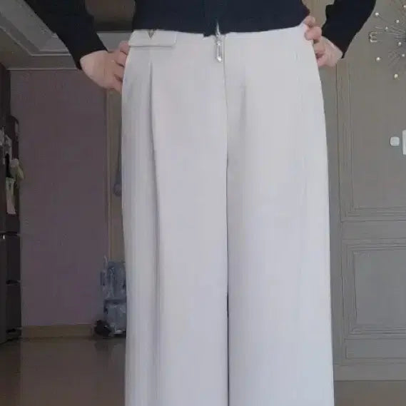 [BUNJANG] Valentino Milpa Slacks Beige Size 66 / 발렌티노 밀파바지66