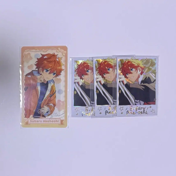 [BUNJANG] Ensemble Stars Akahoshi Subaru Prologue Polaroid Chibi Clear Card / 앙스타 아케호시 스바루 서장 프롤로그 폴라로이드 치비 클리어카드