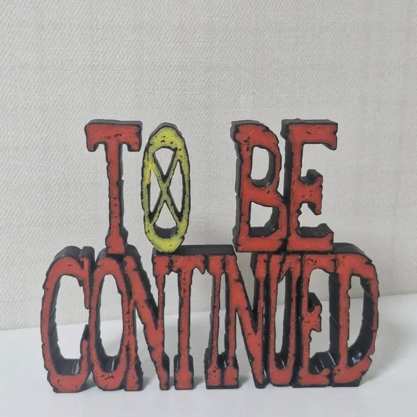[BUNJANG] One Piece 'To Be Continued' 3D Logo Display / 원피스 3D 로고 TO BE CONTINUED