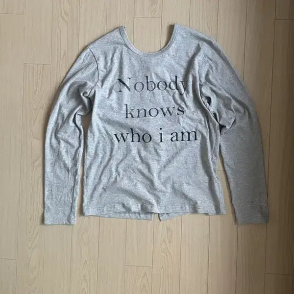 [BUNJANG] Dong Eun Unknown Top Gray / 동은 unknown top gray