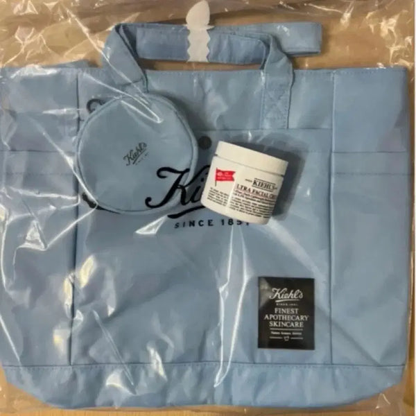 [BUNJANG] Kiel Eco Tote Bag & Round Pouch Keyring Set / 키엘 에코백 토드백&원형파우치키링