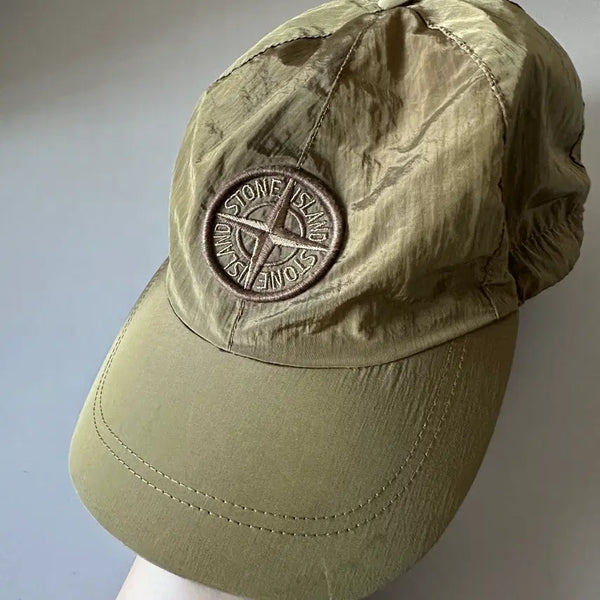 [BUNJANG] Stone Island Nylon Metal Cap Tobacco / [XL] 스톤아일랜드 나일론메탈 볼캡 타바코