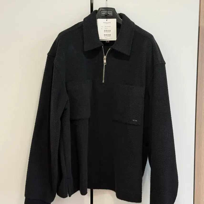 [BUNJANG] WooYoungMi 25SS Terry Sweatshirt Navy Size 48 / 우영미 25SS 테리 스웨트셔츠 네이비 48사이즈 팝니다