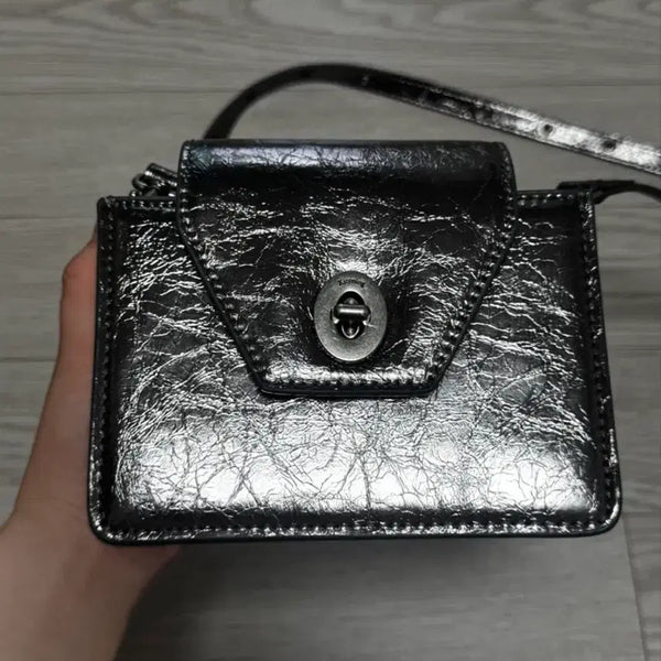 [BUNJANG] Kishining Square Travel Bag Chrome / 키시닝 스퀘어 트래블백 크롬