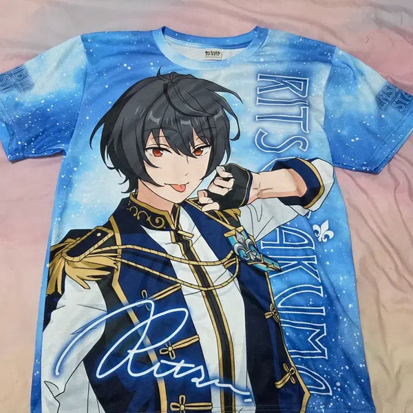 [BUNJANG] Ensemble Stars! Ritsu Sakuma Full Graphic T-Shirt / 앙스타 앙상블스타즈 사쿠마 리츠 풀그래픽 티셔츠 풀그티