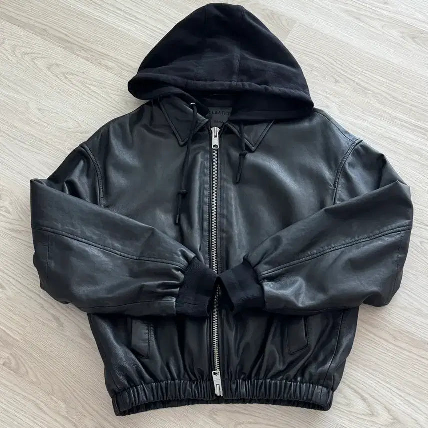 [BUNJANG] All Saints All Saints Niesen Bomber Genuine Leather Jacket / 올세인츠 니슨보머 w020lc 양가죽 가죽자켓 점퍼