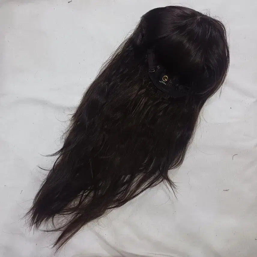 [BUNJANG] Garbalnara Long Wavy Brown Wig / 가발나라 잔웨이브 자연갈색 긴머리 가발