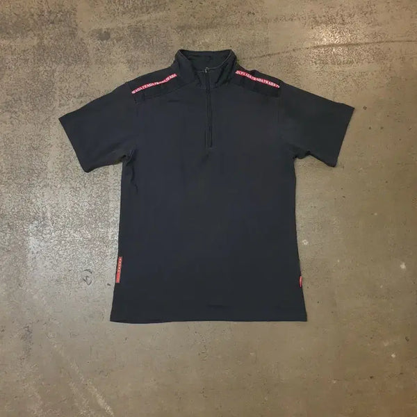 [BUNJANG] Prada Men's Black Short Sleeve Polo Shirt XL / 프라다 반팔 카라티 블랙 XL