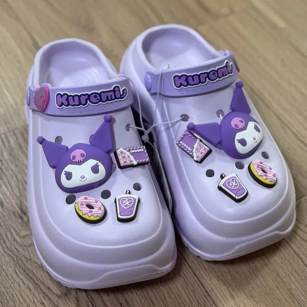 [BUNJANG] Kuromi Purple Mules / 쿠로미 퍼플 뮬