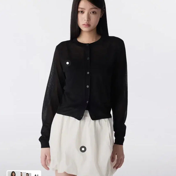 [BUNJANG] Musinsa Sheer Cardigan / (새상품) 무신사 시어 가디건