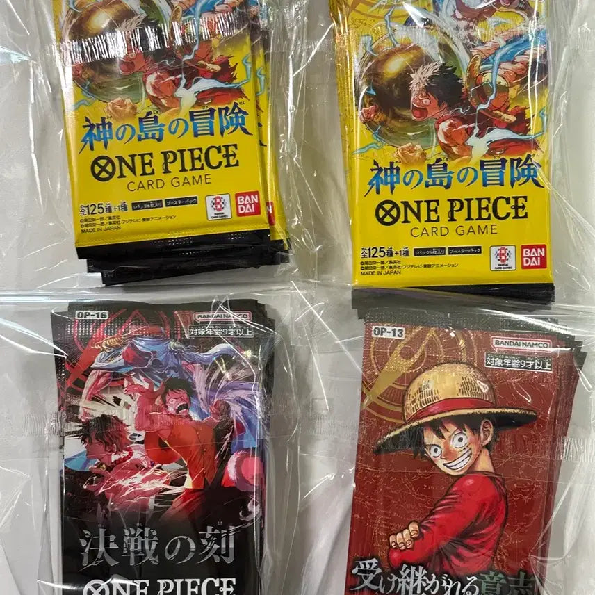 [BUNJANG] One Piece Japanese Card Search Packs Bundle Set (OP-13, OP-15, OP-16) / 원피스 일판 13,15,16탄 카드 서치팩 40개 일괄 레프트팩
