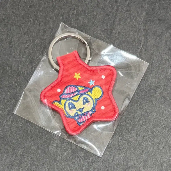 [BUNJANG] Tamagotchi Kikitchi Embroidered Keyring / 다마고치 키키치 자수 키링