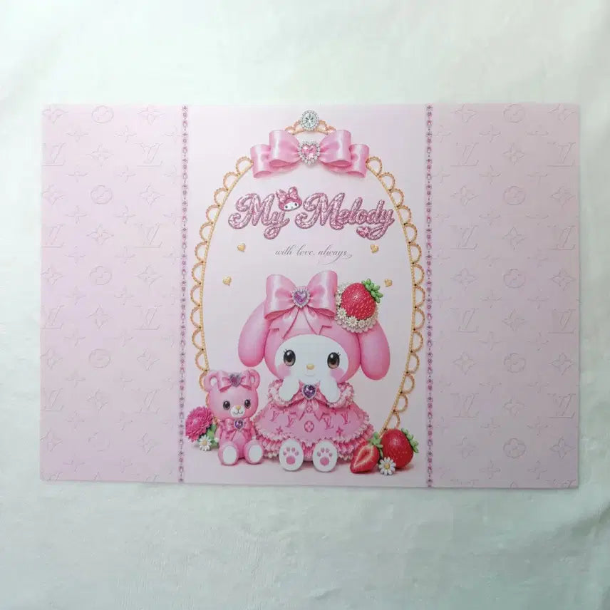 [BUNJANG] Shiro Ichigo My Melody Wrapping Paper (A4) / 포용 시로이치고 명품마이멜로디 랩핑지 (A4)
