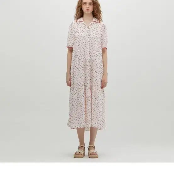 [BUNJANG] Thursday Island Shirt Collar Long Dress / 써스데이아일랜드 셔츠카라롱원피스