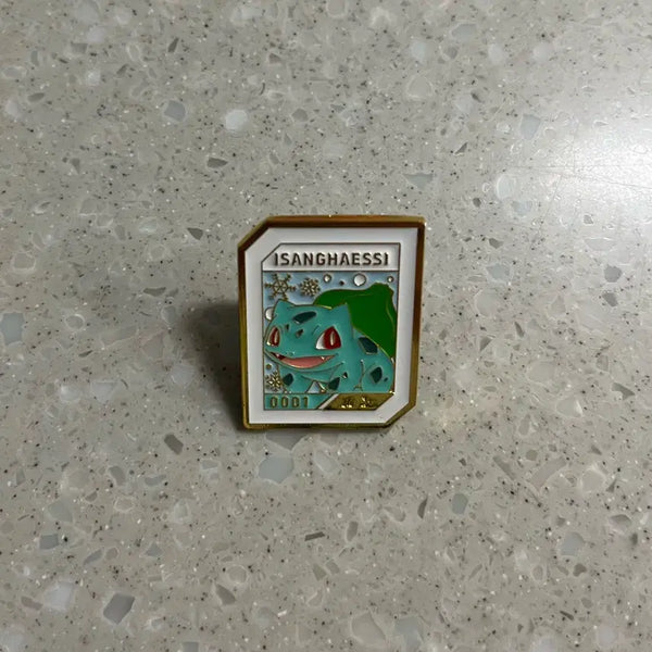 [BUNJANG] Pokemon Bulbasaur Isak Toast Badge / 포켓몬스터 이삭토스트 뱃지 이상해씨