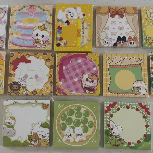 [BUNJANG] 13 Sets of Memo Pads Bundle / 포용 떡메모지 13세트 일괄 판매