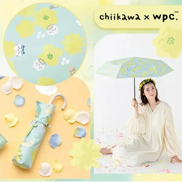 [BUNJANG] Chiikawa x Wpc UV Cut 3-Section Folding Umbrella / 새상품 정품 치이카와 x wpc 양산 우산 UV 자외선100%차단 3단웃