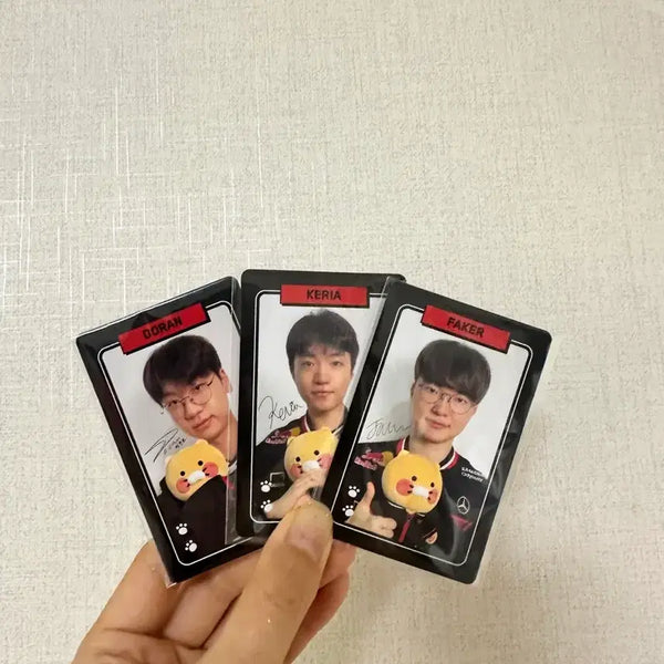 [BUNJANG] T1 2025 Chunsik Collaboration Limited Photocard Bundle (Dorran, Keria, Faker) / 티원 T1 2025 춘식 콜라보 한정 포카 도란/케리아/페이커 일괄
