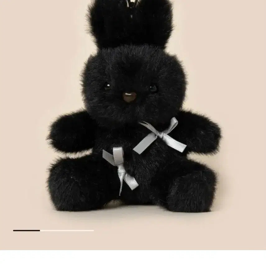 [BUNJANG] Beanpole Genuine Rabbit Doll Keychain with Ribbon / 빈폴 정품 인형 키링