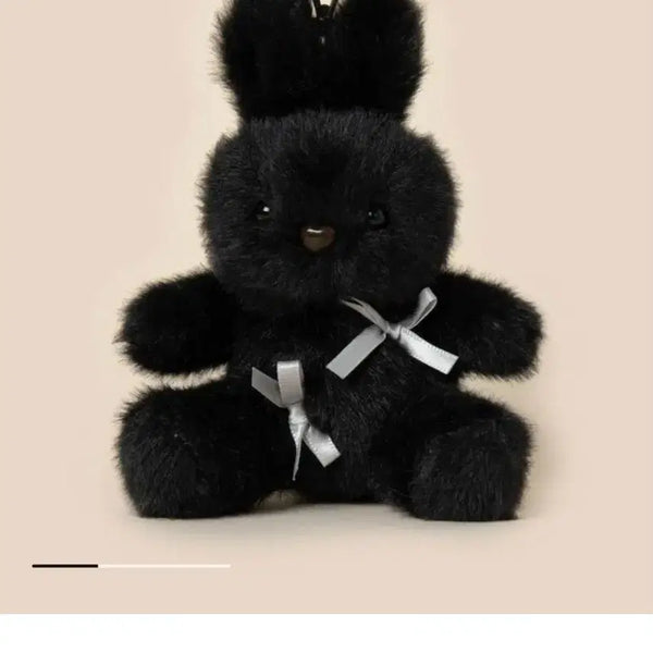 [BUNJANG] Beanpole Genuine Rabbit Doll Keychain with Ribbon / 빈폴 정품 인형 키링