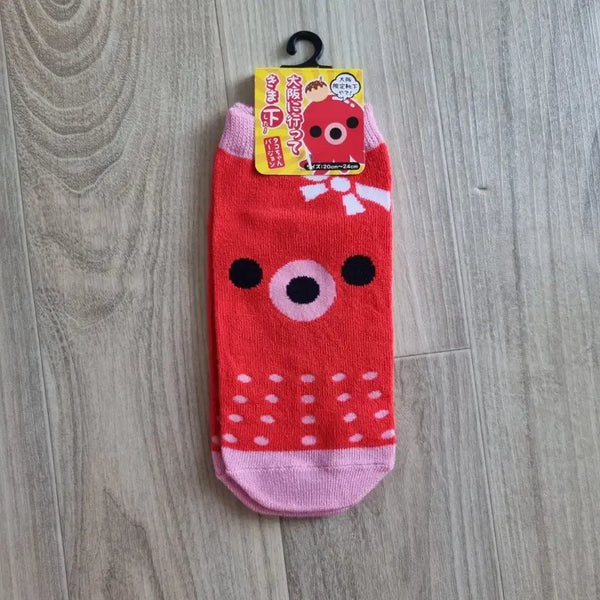 [BUNJANG] Osaka Tako Character Socks (20-24cm) / 오사카 타코 캐릭터양말 20-24cm