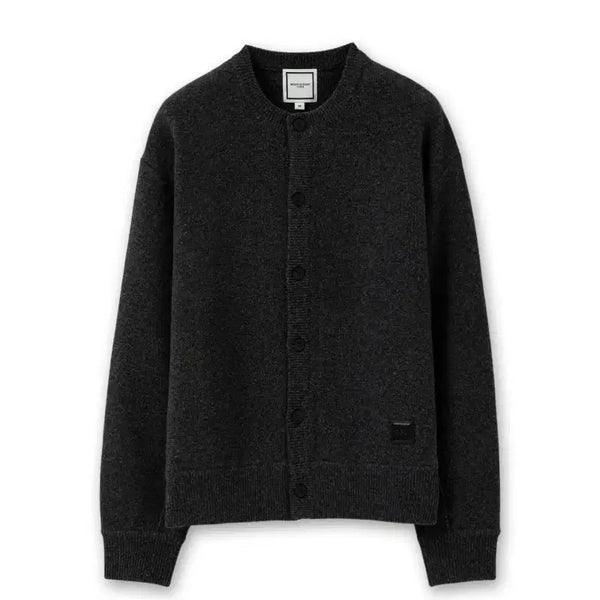 [BUNJANG] Wooyoungmi 24FW Crewneck Cardigan Grey / [구매] 우영미 24fw 크루넥 가디건 그레이 46, 48