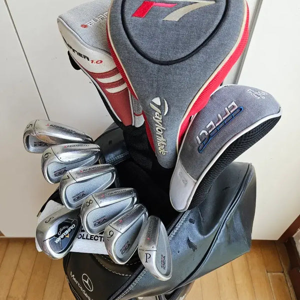 [BUNJANG] Men's Full Golf Club Set with Mercedes-Benz Caddy Bag / 골프채 풀세트 남성용