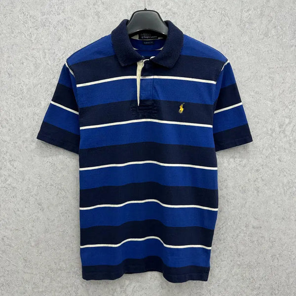 [BUNJANG] Polo Ralph Lauren Men's Rugby Short Sleeve Polo Shirt / 100 폴로 랄프로렌 남자 럭비 반팔 카라티