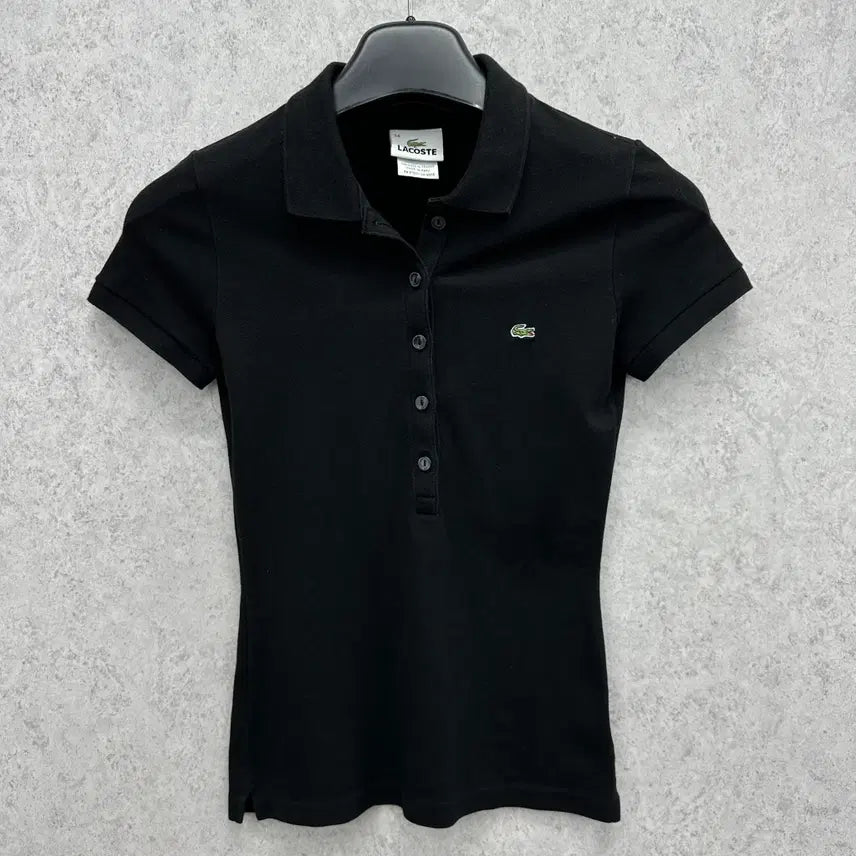 [BUNJANG] Lacoste Women's Slim Fit Short Sleeve Polo Shirt - Size 85 / 85 라코스테 여자 슬림핏 반팔 카라티