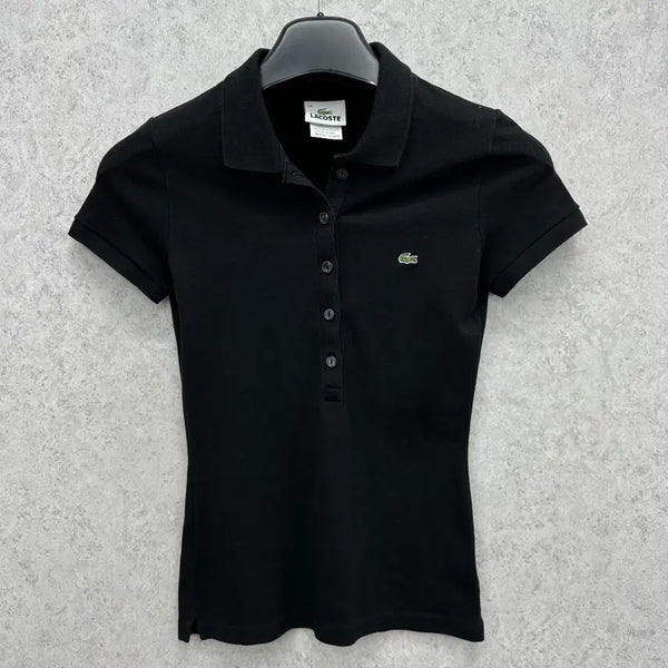 [BUNJANG] Lacoste Women's Slim Fit Short Sleeve Polo Shirt - Size 85 / 85 라코스테 여자 슬림핏 반팔 카라티