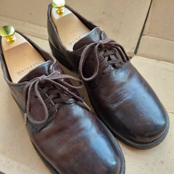 [BUNJANG] Kinche 649 Brown Leather Shoes / 킨치 649 브라운 260