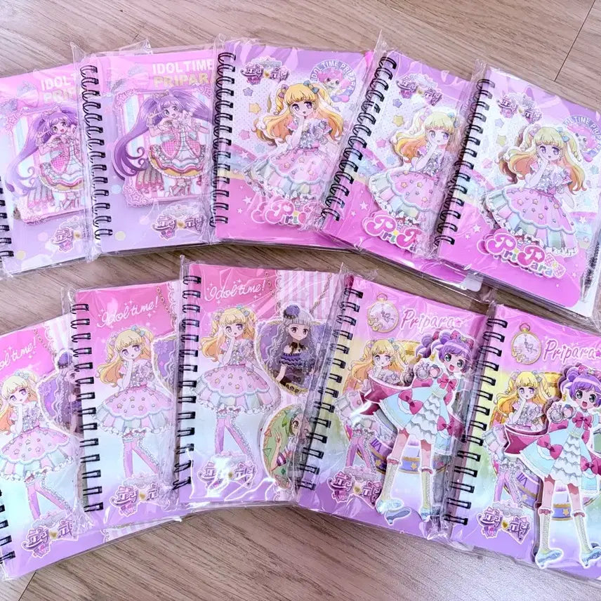 [BUNJANG] Idoltime Pripara 3D Ballpoint Pen Notebook / 아이돌타임 프리파라 아탐프 3D 볼펜수첩 고전문구