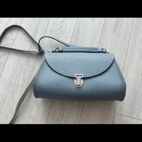 [BUNJANG] Cambridge Satchel Mini Poppy Leather Shoulder Bag / 가방 여성 핸드백 숄더백 블루