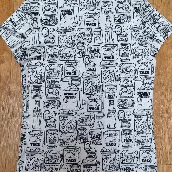 [BUNJANG] PeeRTAINTS Women's Golf Short Sleeve Polo T-Shirt - Size 55 / (백화점판/새상품급) 파리게이츠 여성 골프 얇은 냉감 폴로 반팔티55