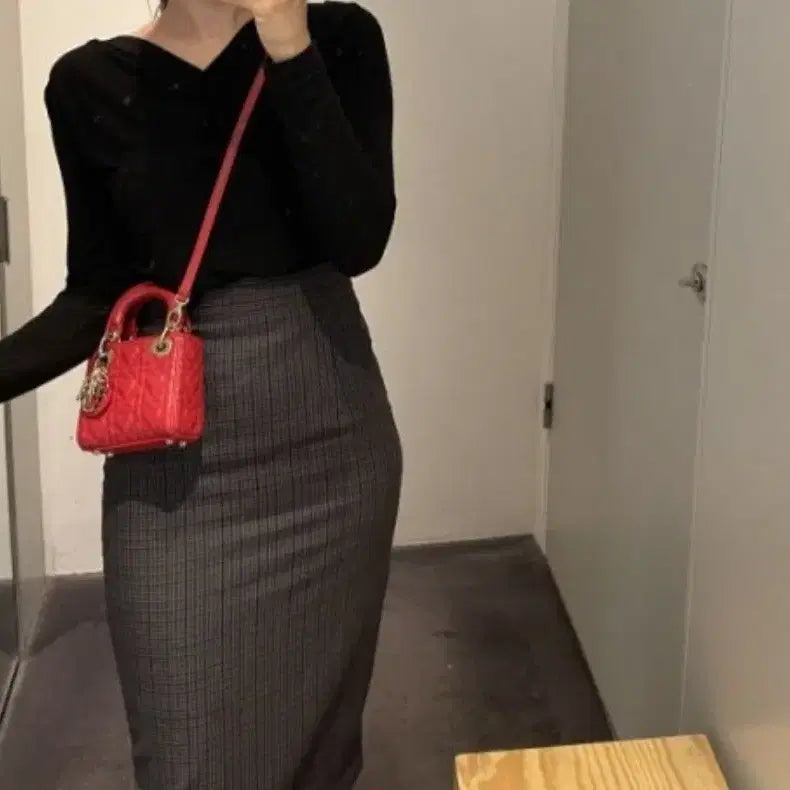 [BUNJANG] Urban and Women Benito "Villain Diary" Plaid Skirt / 도시그리고여자 베니토 악녀일기 폴 체크스커트 판매